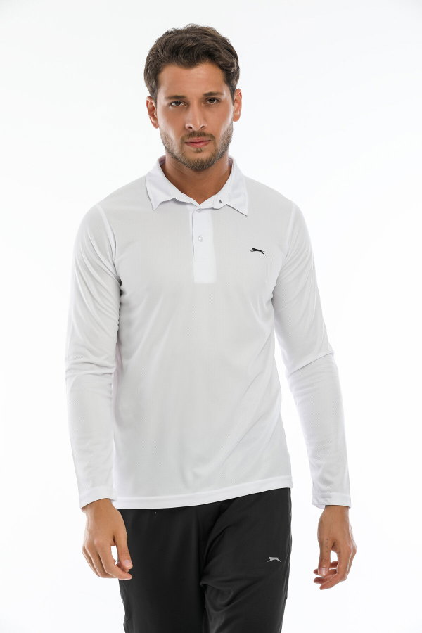 Slazenger RAFAELO Erkek Beyaz Sweatshırt