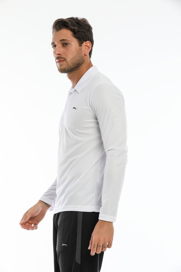 Slazenger RAFAELO Erkek Beyaz Sweatshırt