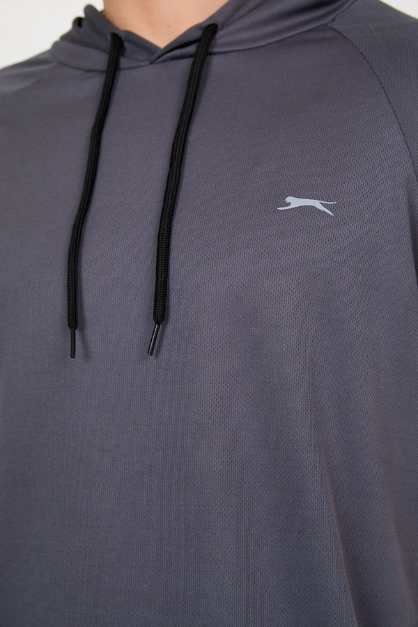 Slazenger RAGNA IN Erkek Tişört Koyu Gri
