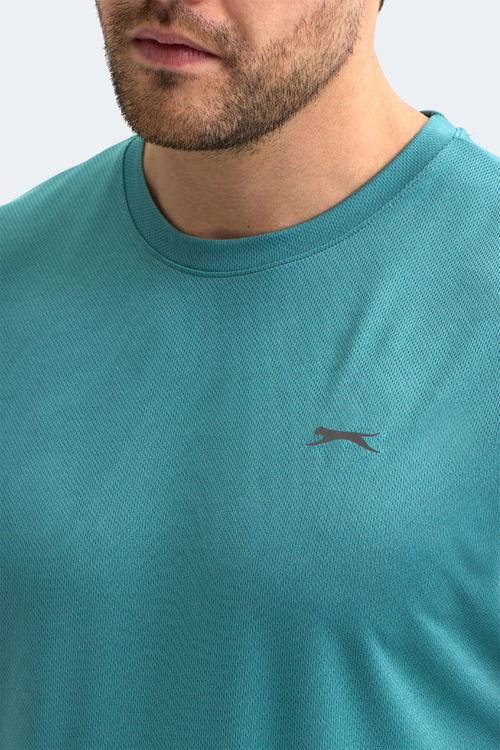 Slazenger RAJYA Erkek Kolsuz Nane Tişört