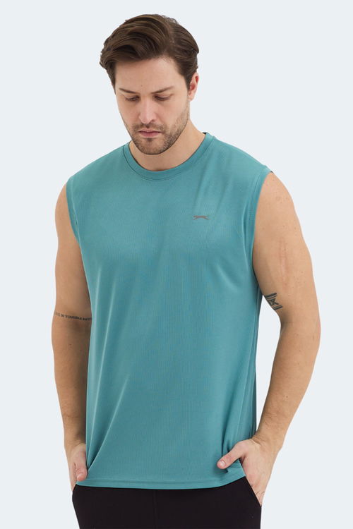 Slazenger RAJYA Erkek Kolsuz Nane Tişört