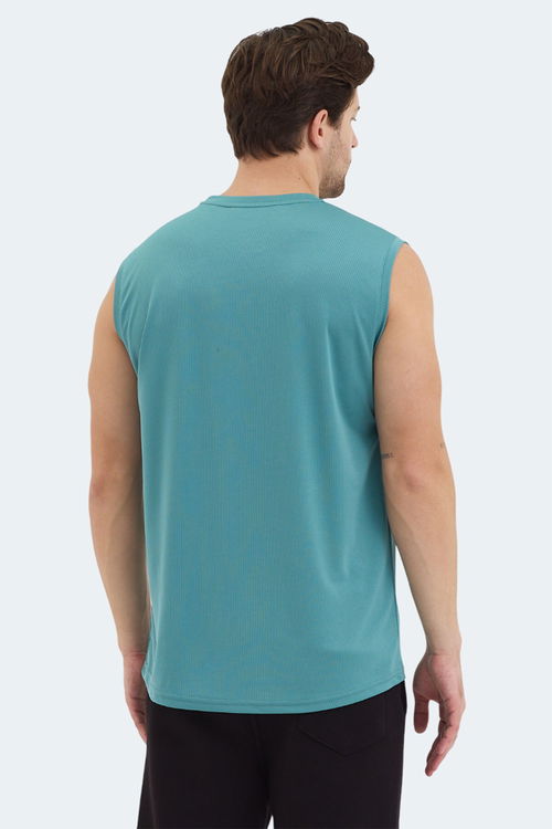 Slazenger RAJYA Erkek Kolsuz Nane Tişört