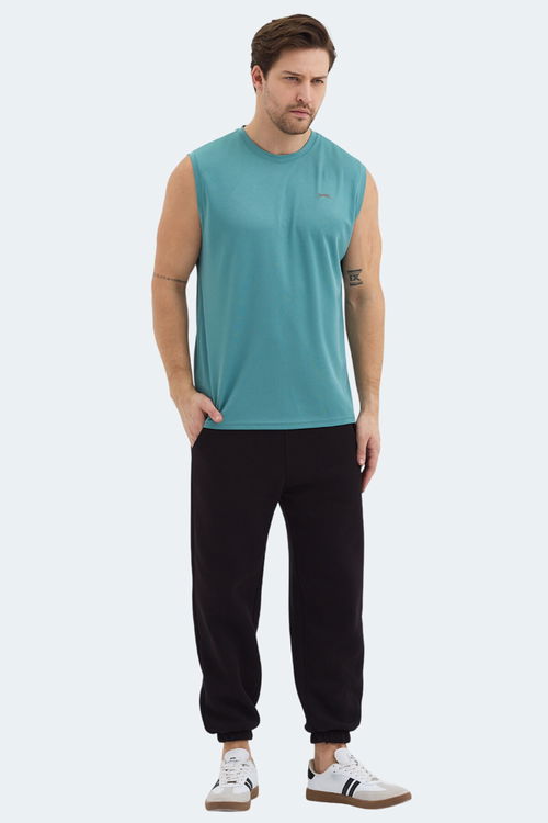 Slazenger RAJYA Erkek Kolsuz Nane Tişört