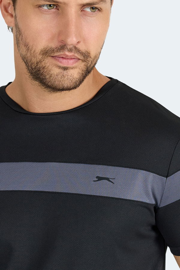 Slazenger RAMIRO Erkek Tişört Siyah