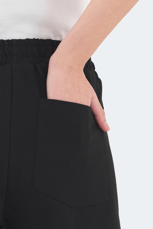 Slazenger RAMLAH 2 li Set Kadın Cepli Siyah - Bej Şort