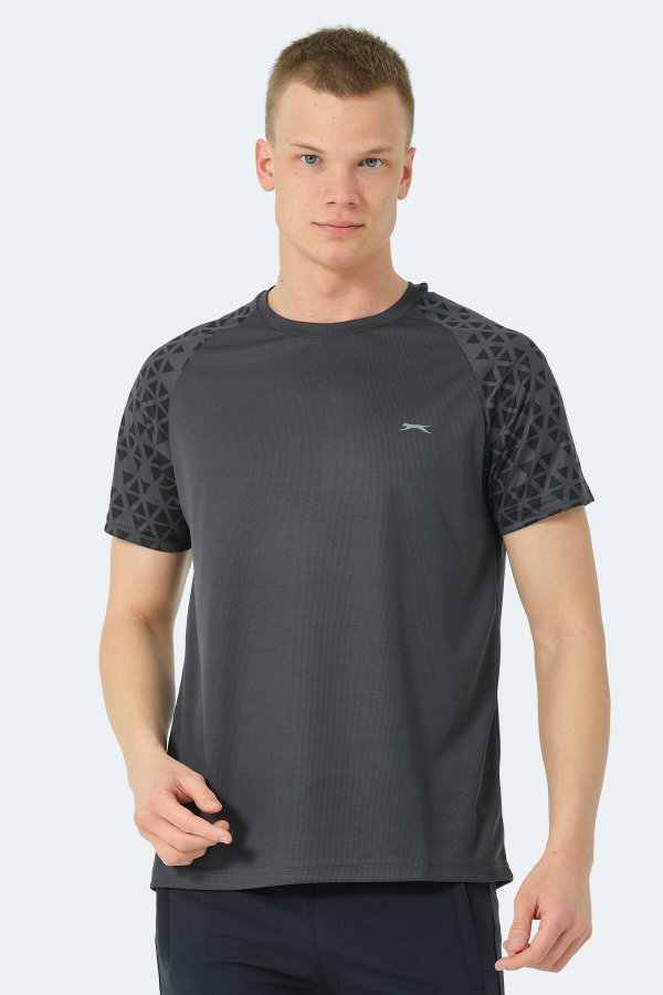 Slazenger RANKA IN Erkek Koyu Gri Tişört