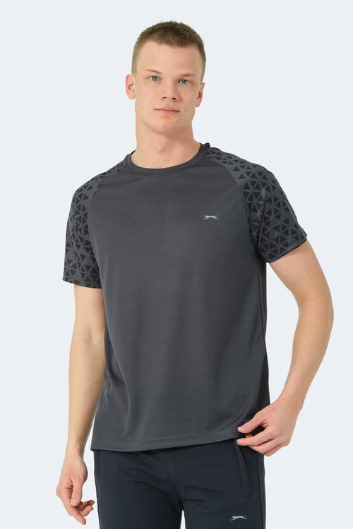 Slazenger RANKA IN Erkek Koyu Gri Tişört
