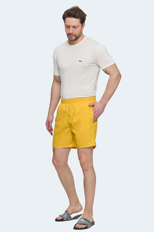 Slazenger RATING KTN Erkek Mayo Sarı