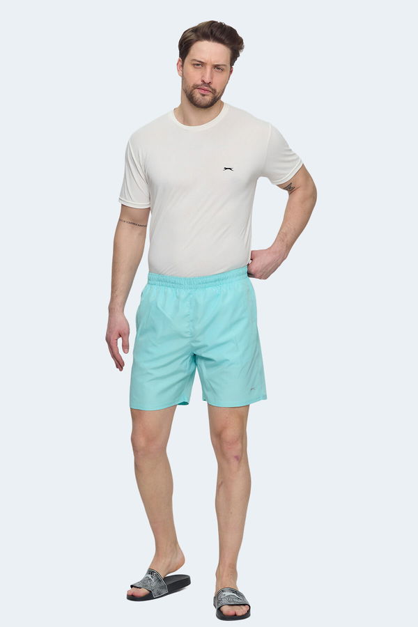 Slazenger RATING KTN Erkek Mayo Turkuaz