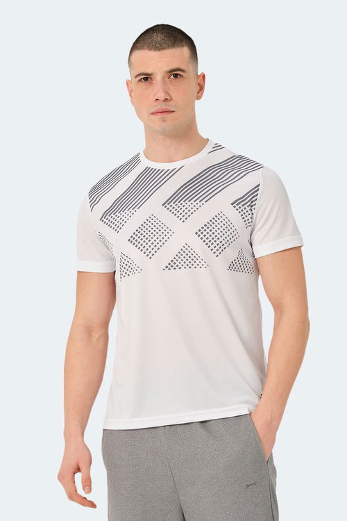 Slazenger RED IN Erkek Beyaz Tişört