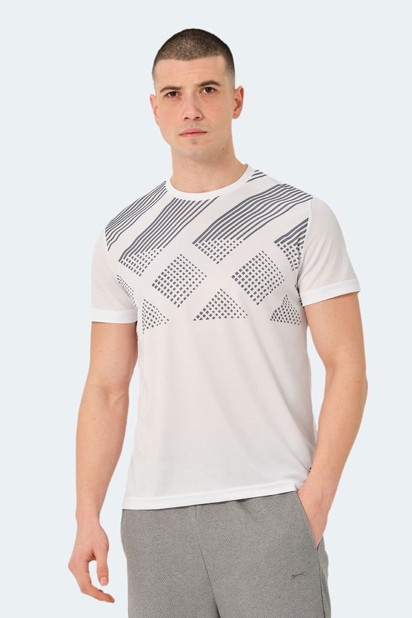 Slazenger RED IN Erkek Beyaz Tişört