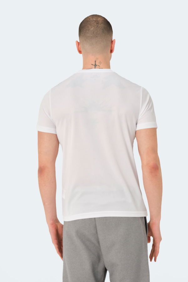 Slazenger RED IN Erkek Beyaz Tişört