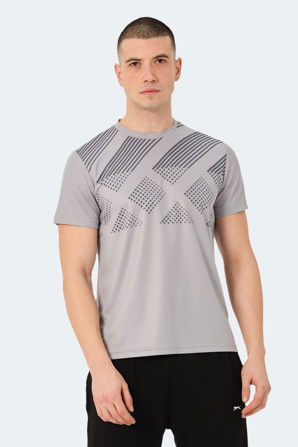 Slazenger RED IN Erkek Gri Tişört