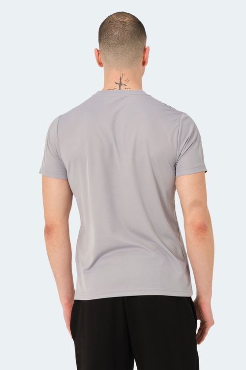 Slazenger RED IN Erkek Gri Tişört