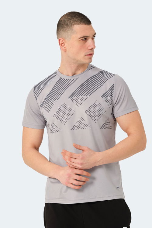 Slazenger RED IN Erkek Gri Tişört