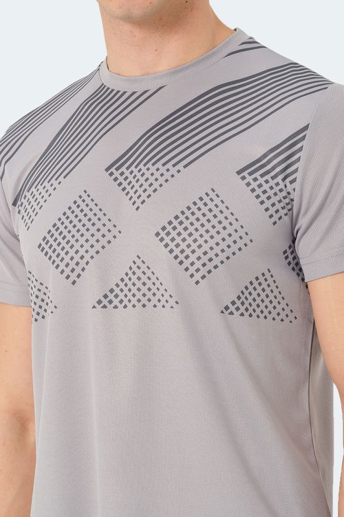 Slazenger RED IN Erkek Gri Tişört