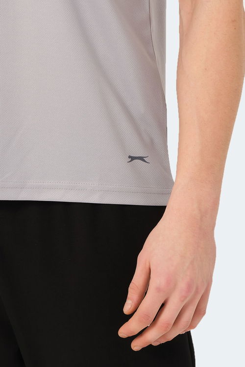 Slazenger RED IN Erkek Gri Tişört