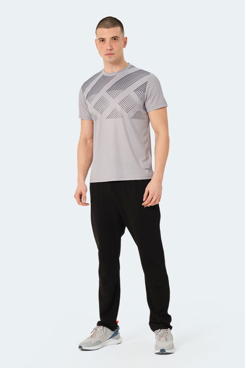 Slazenger RED IN Erkek Gri Tişört