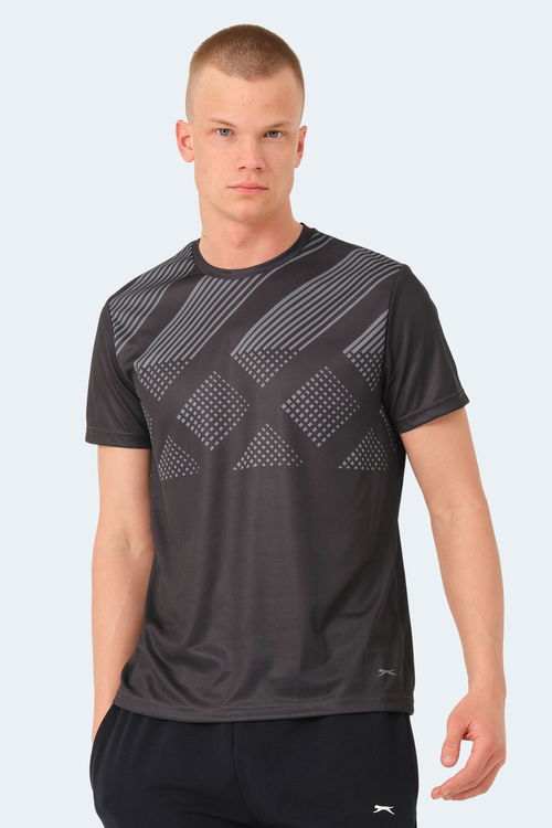 Slazenger RED IN Erkek Siyah Tişört