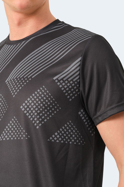 Slazenger RED IN Erkek Siyah Tişört