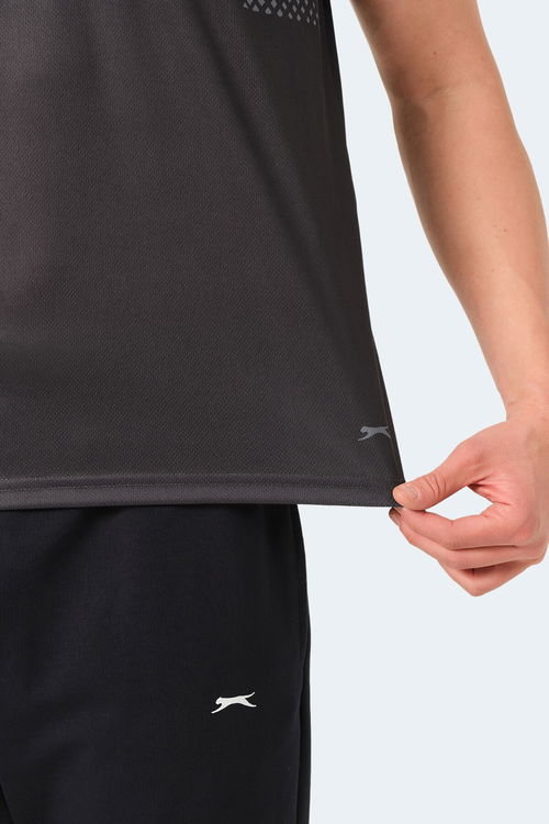 Slazenger RED IN Erkek Siyah Tişört