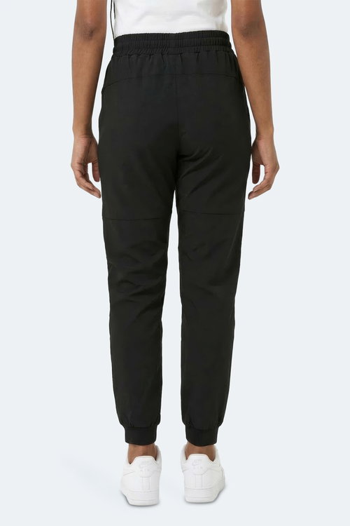 Slazenger RELATIVE Kadın Fermuar Cepli Siyah Eşofman Altı