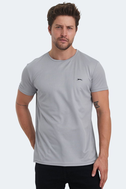 Slazenger REPUBLIC MTR Erkek Açık Gri Tişört