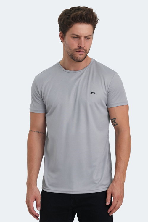 Slazenger REPUBLIC MTR Erkek Açık Gri Tişört