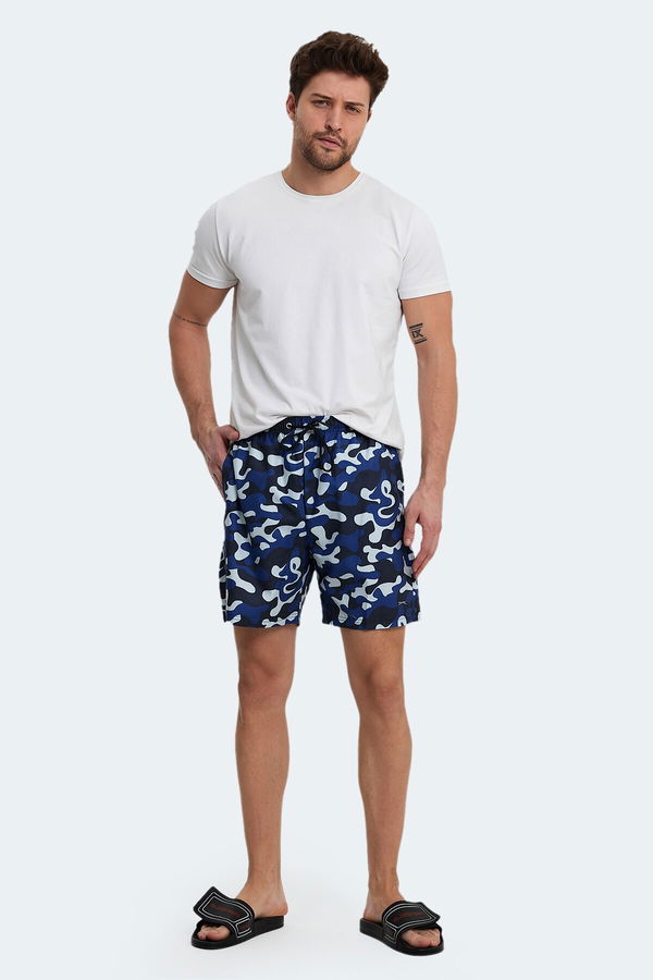 Slazenger REQUIRE IN Erkek Mayo Mavi Kamuflaj