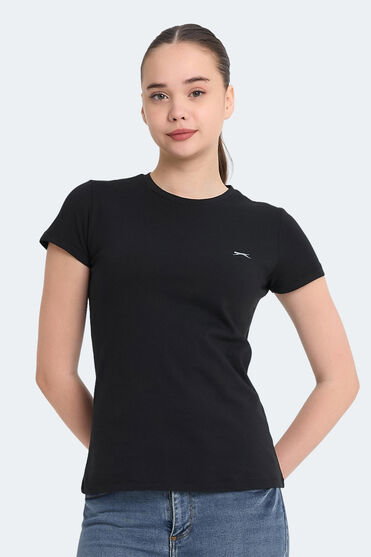 Slazenger RETO Kadın Siyah Tişört