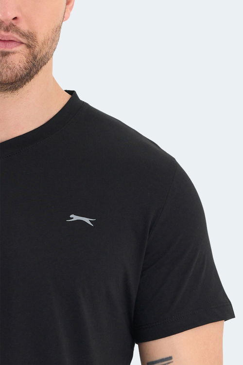 Slazenger RIVALDO 3lü Set Erkek Tişört Beyaz - Gri - Siyah