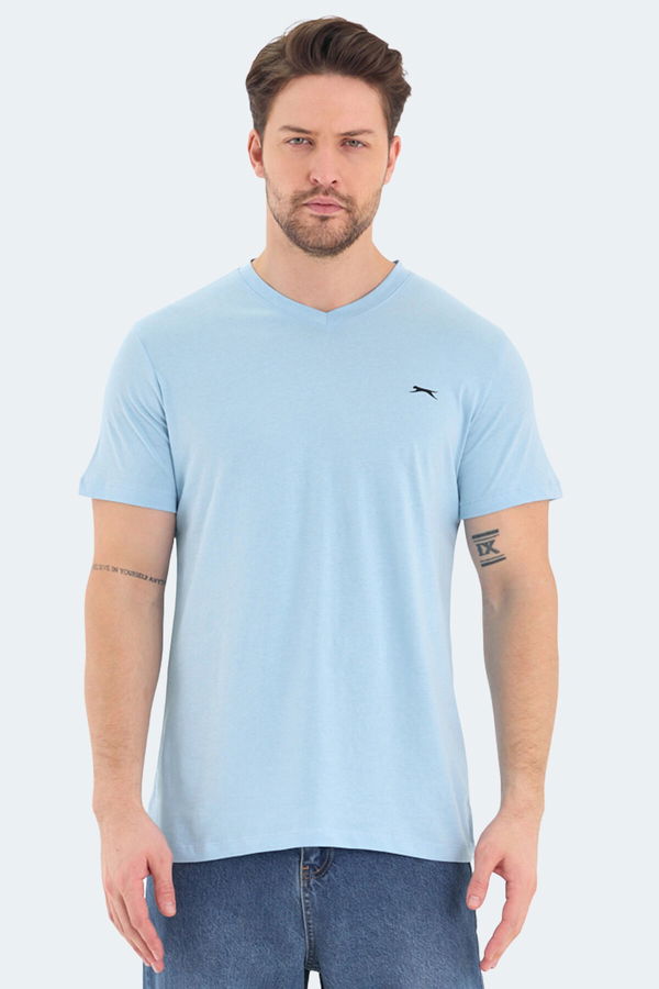 Slazenger RIVALDO Erkek Tişört Haki - Bordo - Mavi