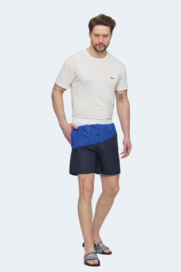 Slazenger ROHAN Erkek Mayo Lacivert / Saks Mavi