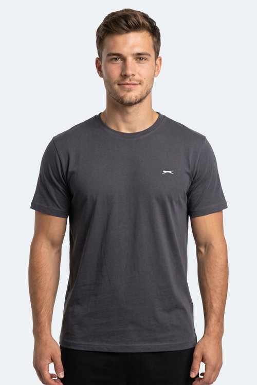 Slazenger ROSALVA Erkek Koyu Gri Tişört