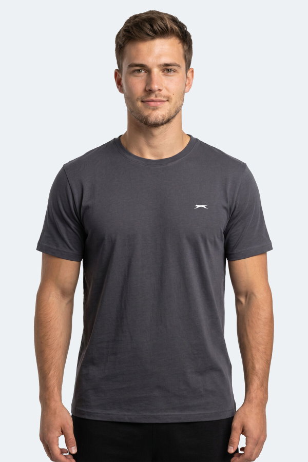 Slazenger ROSALVA Erkek Koyu Gri Tişört