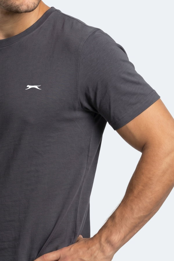 Slazenger ROSALVA Erkek Koyu Gri Tişört
