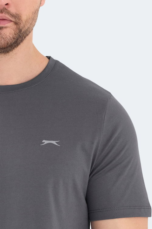 Slazenger ROSALVA Erkek Koyu Gri Tişört