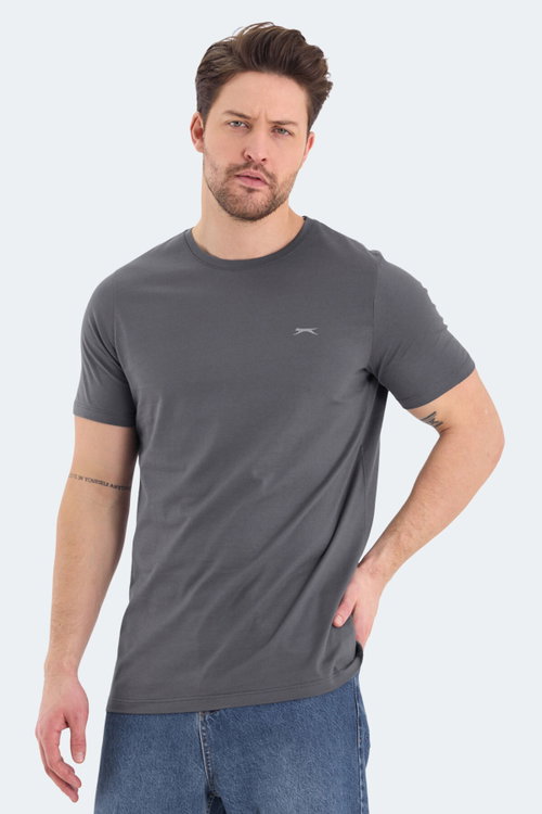 Slazenger ROSALVA Erkek Koyu Gri Tişört