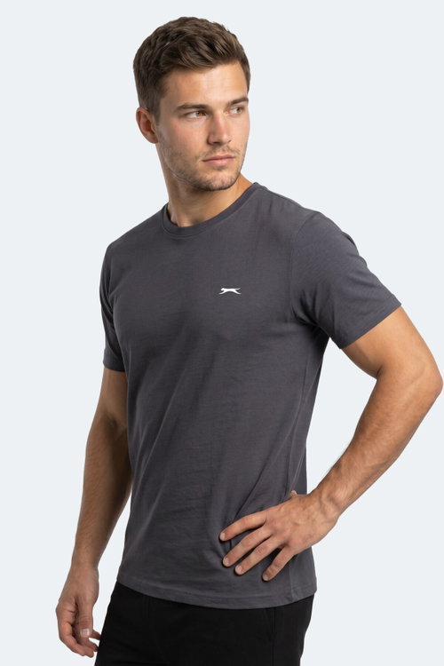 Slazenger ROSALVA Erkek Koyu Gri Tişört