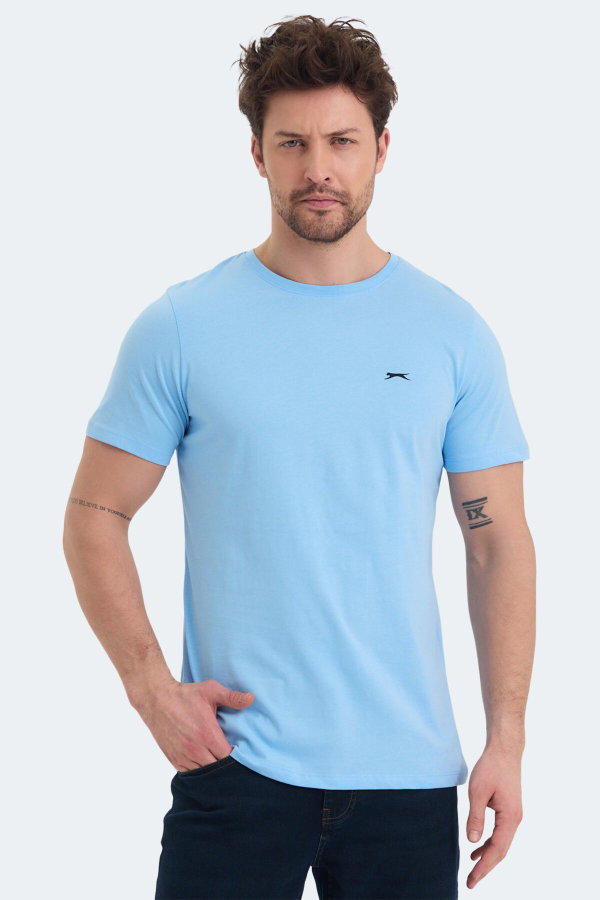 Slazenger ROSALVA 5 li Set Erkek Sarı - Mavi - Yeşil - Turuncu - Bordo Tişört
