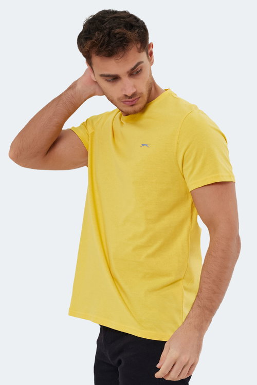 Slazenger ROSALVA 5 li Set Erkek Sarı - Mavi - Yeşil - Turuncu - Bordo Tişört