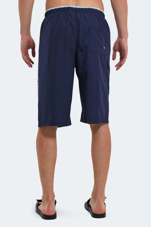 Slazenger RUNIST IN Erkek Cepli Deniz Şortu Lacivert Mayo