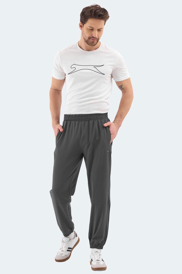 Slazenger RUSLAN Erkek Eşofman Altı Koyu Gri