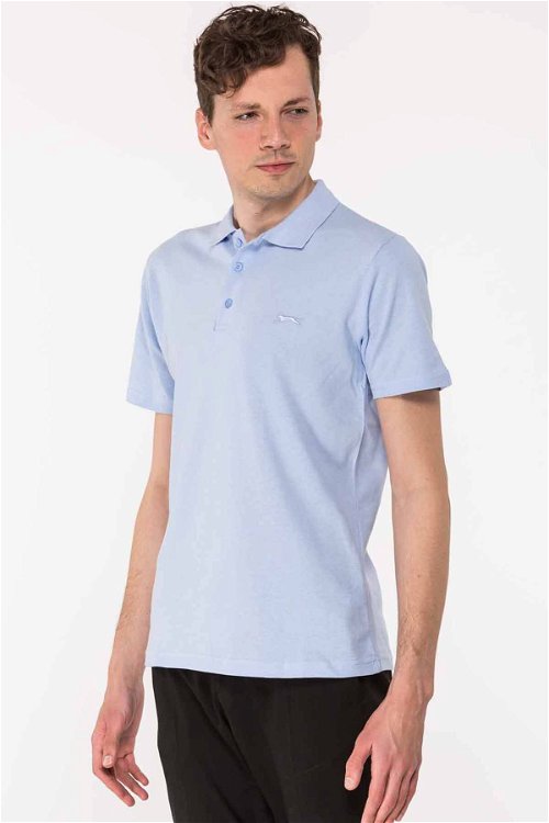 Slazenger SALVATOR Erkek Kısa Kol T-Shirt Mavi