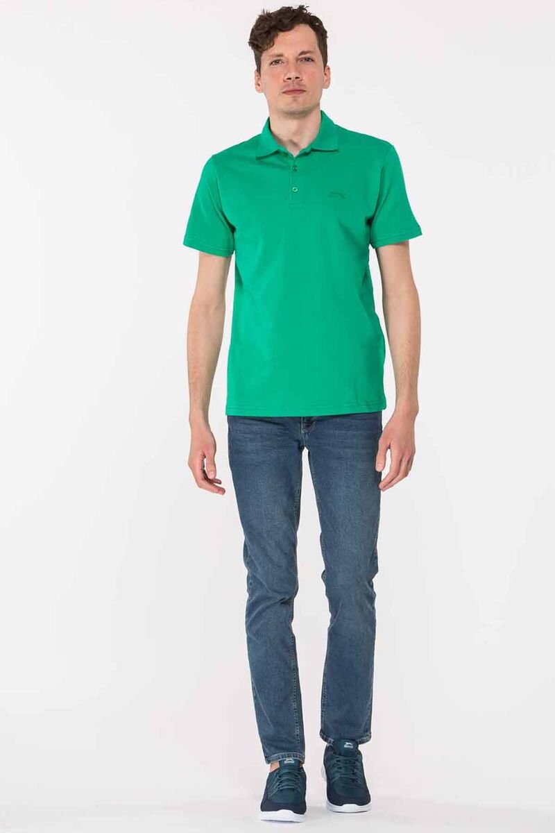 Slazenger SALVATOR Erkek Kısa Kol T-Shirt Yeşil - Thumbnail