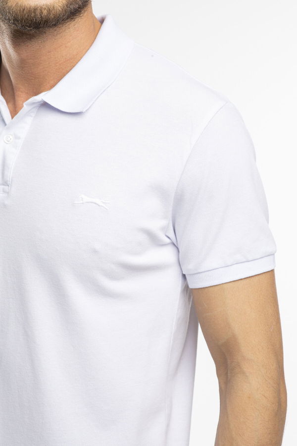 Slazenger SALVATOR IN Erkek Tişört Beyaz