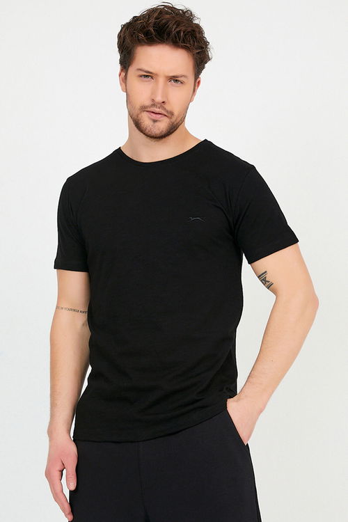 Slazenger SANDER KTN 5 li Set Erkek Beyaz - Gri - Siyah - Lacivert - Kırmızı Tişört