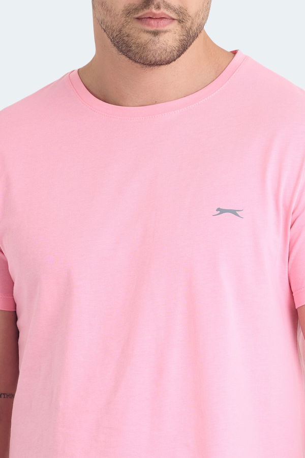 Slazenger SANDER KTN Erkek Tişört Açık Pembe