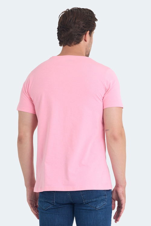 Slazenger SANDER KTN Erkek Açık Pembe Tişört