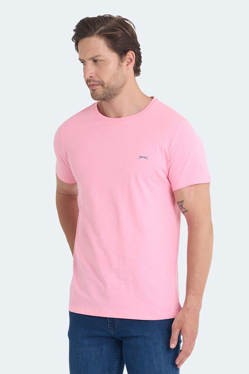 Slazenger SANDER KTN Erkek Açık Pembe Tişört